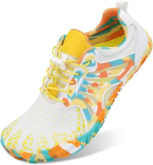 Scurtain Unisex Mens Womens Athletic Hiking Water Shoes Quick Dry Barefoot Aqua Shoes Swim Shoes Beach Shoes with Drainage
