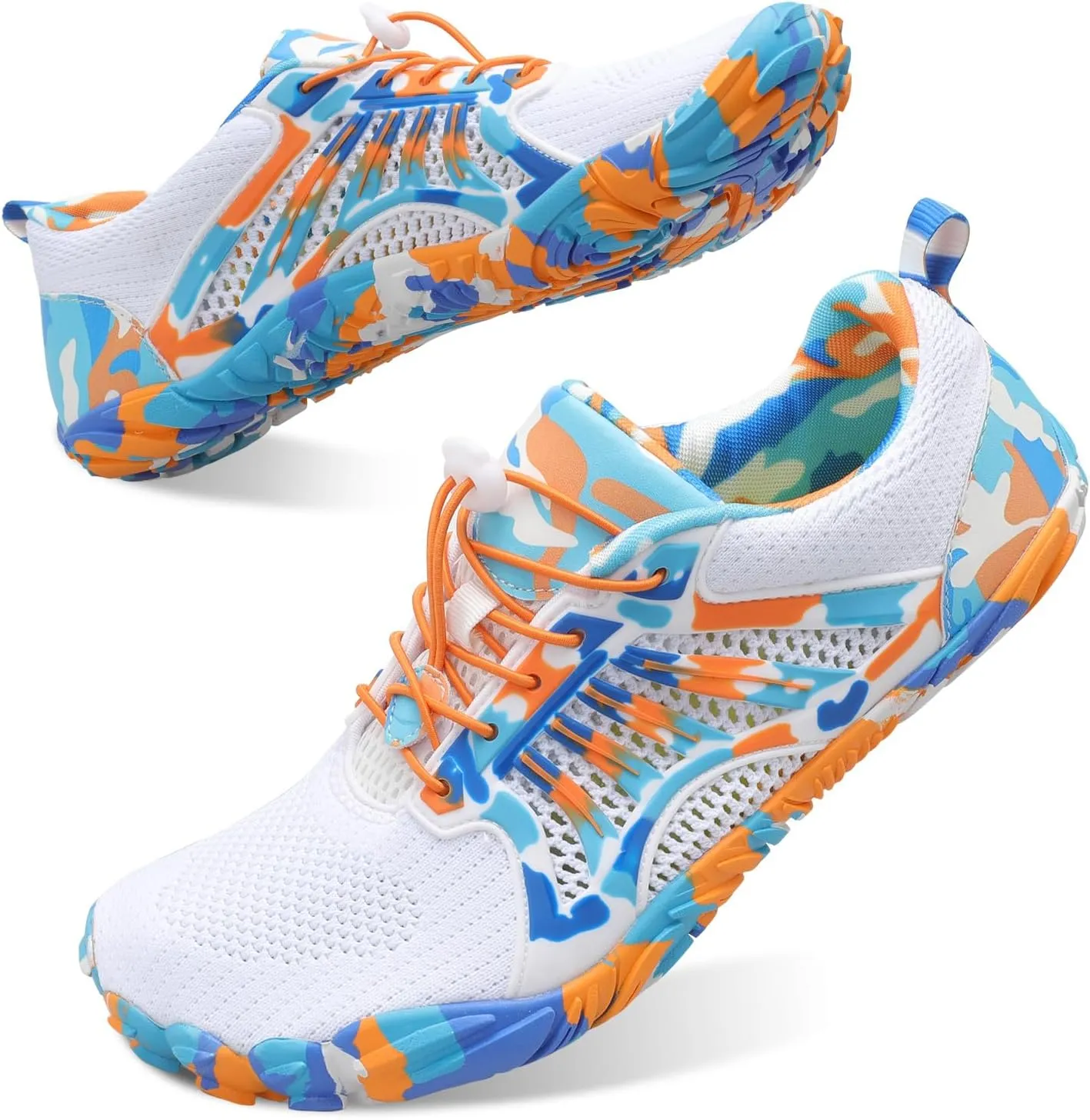 Scurtain Unisex Mens Womens Athletic Hiking Water Shoes Quick Dry Barefoot Aqua Shoes Swim Shoes Beach Shoes with Drainage