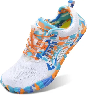 Scurtain Unisex Mens Womens Athletic Hiking Water Shoes Quick Dry Barefoot Aqua Shoes Swim Shoes Beach Shoes with Drainage