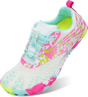 Scurtain Unisex Mens Womens Athletic Hiking Water Shoes Quick Dry Barefoot Aqua Shoes Swim Shoes Beach Shoes with Drainage