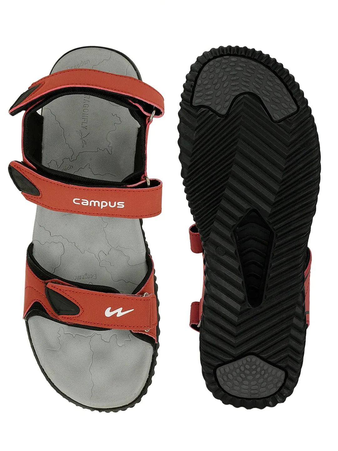 SD-PF023 Maroon Men's Sandals