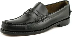 Sebago Clovehitch II FGL Waxed Boat Shoes - Leather Moccasins for Men with Breathable Mesh Panels, Anatomical EVA Midsoles, and Slip-Resistant Outsoles