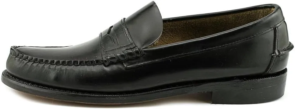 Sebago Clovehitch II FGL Waxed Boat Shoes - Leather Moccasins for Men with Breathable Mesh Panels, Anatomical EVA Midsoles, and Slip-Resistant Outsoles
