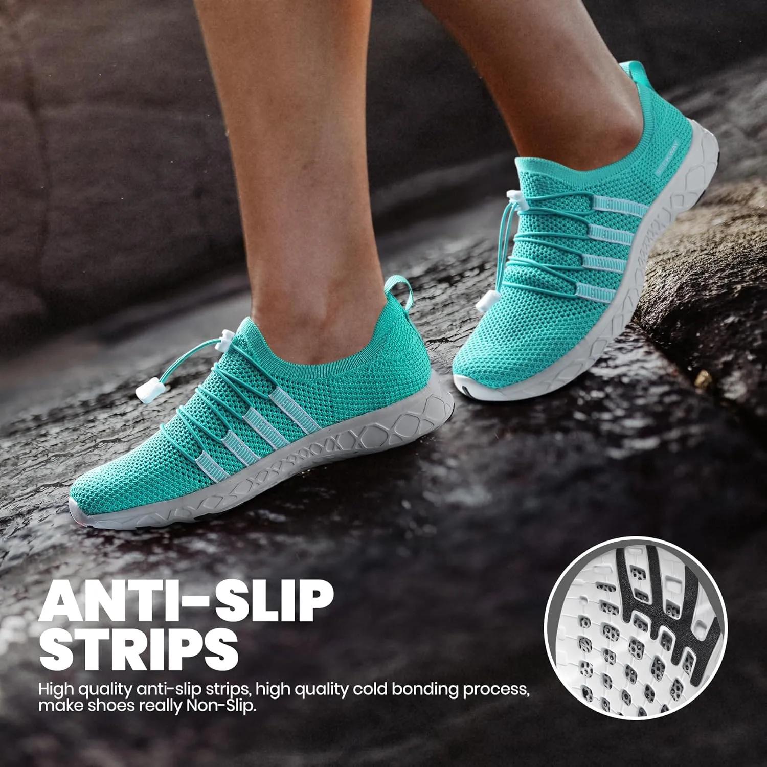 SEEKWAY Mens Womens Water Shoes Quick Dry Aqua Shoes Barefoot for Beach Surf Hiking Pool Water Sports
