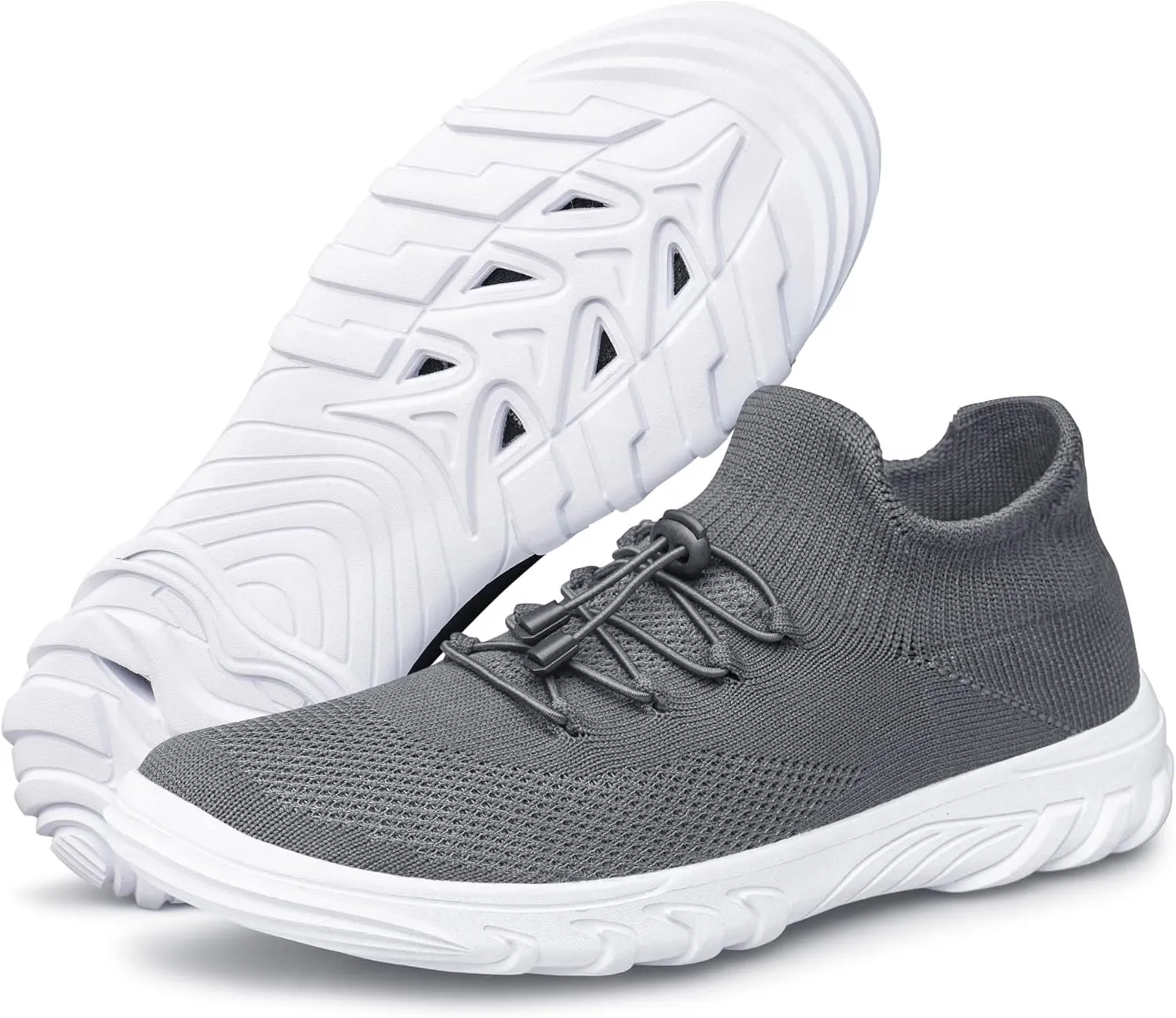 SILLENORTH Mens Womens Water Shoes Quick-Dry Sock Aqua Water Sneakers Slip-on Casual Walking Shoes for Diving Swimming Surfing Yoga Beach Sea Sports