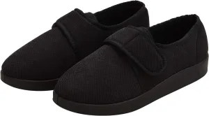 Silvert's Adaptive Clothing & Footwear Men’s Wide & Comfy Easy Closure Slippers for Seniors