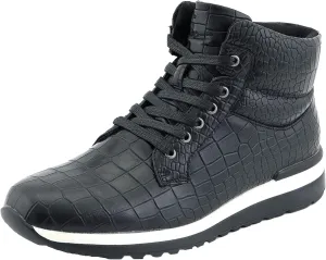 Sio Maverick and Ryder - Men's Sneakers, Low Top and High Top Sneaker Boots - Casual Crocodile Print Sneakers for Men, Stylish Fashion Sneakers for Men