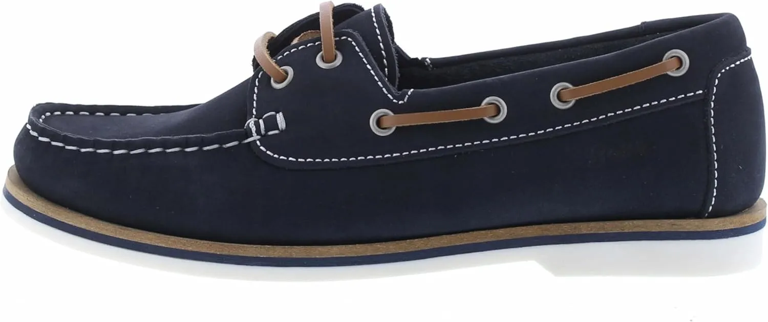 Sioux Women's Moccasin Loafer, Navy Blue, 9.5