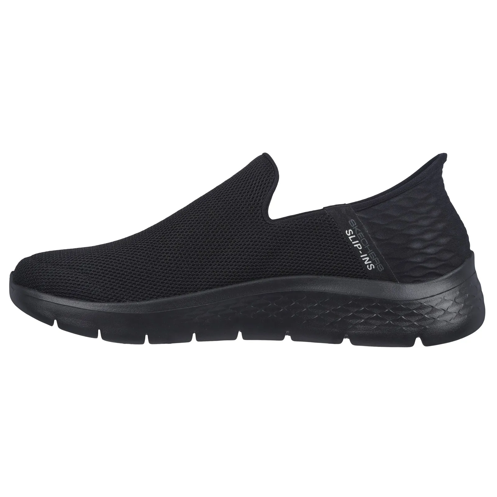 Skechers Go Walk Flex No Hands Black Slip On Lightweight Shoes