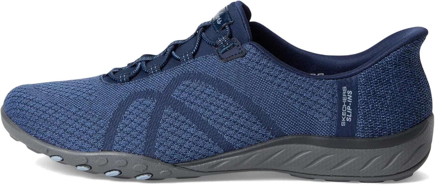 Skechers Women's Breathe Easy-Knitty Waves Hands Free Slip-ins Sneaker