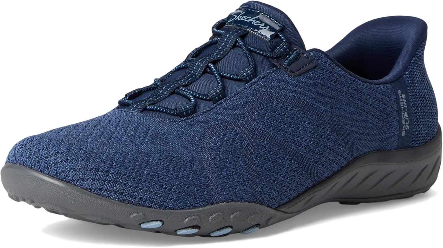 Skechers Women's Breathe Easy-Knitty Waves Hands Free Slip-ins Sneaker