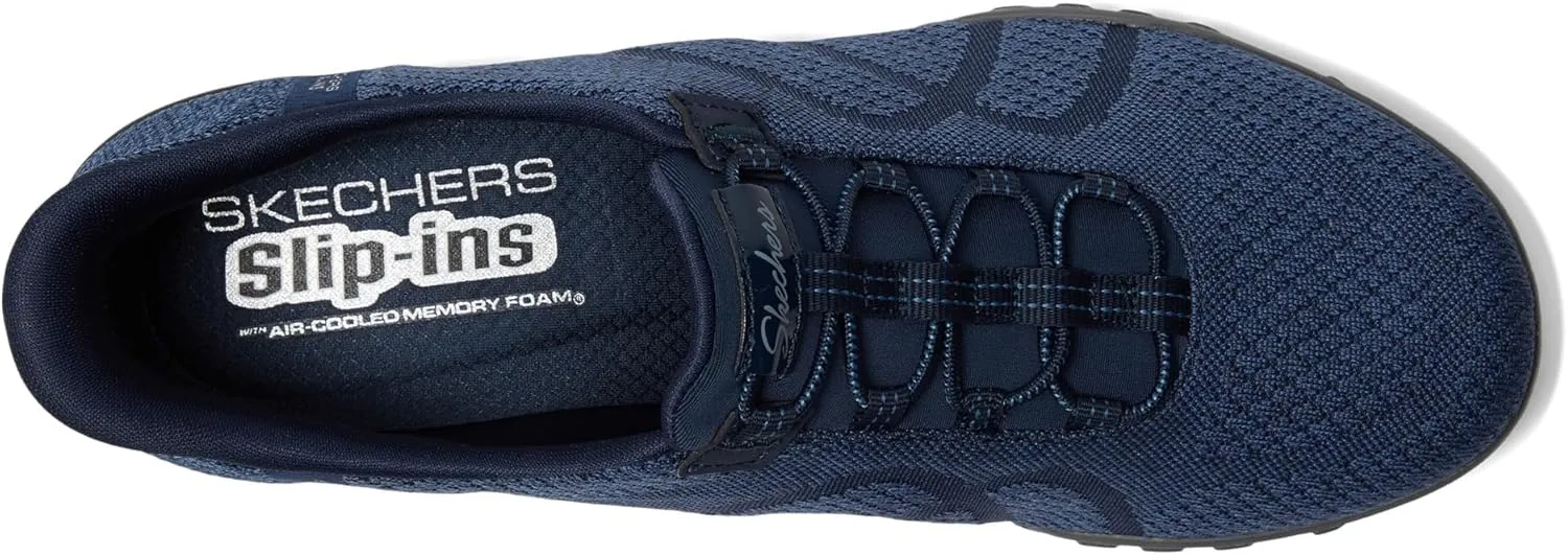 Skechers Women's Breathe Easy-Knitty Waves Hands Free Slip-ins Sneaker