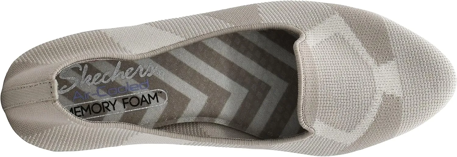 Skechers Women's Cleo Sherlock Engineered Knit Loafer Skimmer