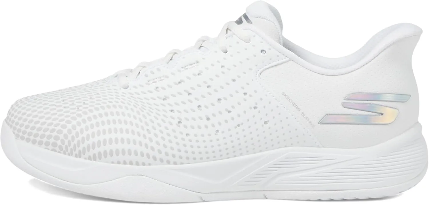 Skechers Womens Viper Court Reload Hands Free Slip-Ins Sneaker