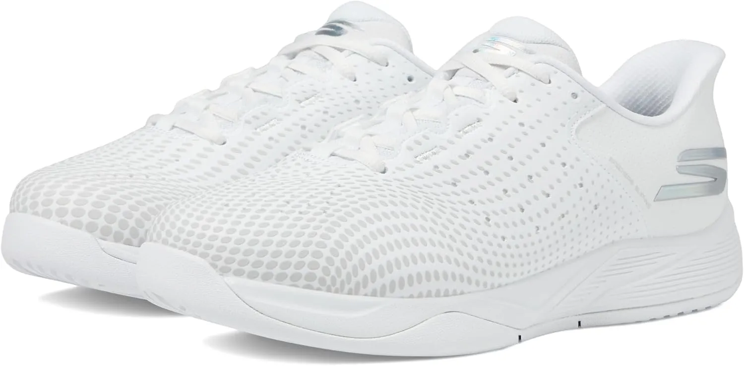 Skechers Womens Viper Court Reload Hands Free Slip-Ins Sneaker