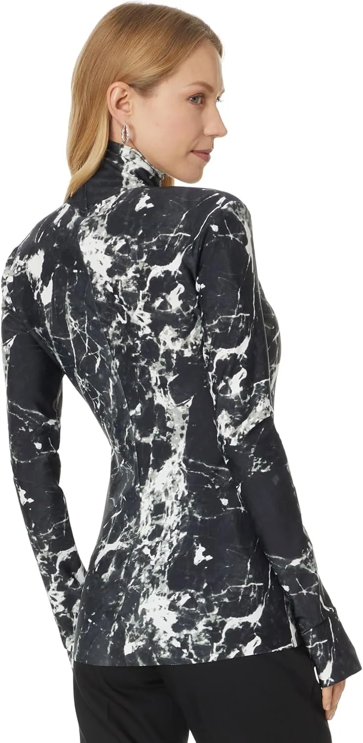 SLIM FIT LONG SLEEVE TURTLE TOP