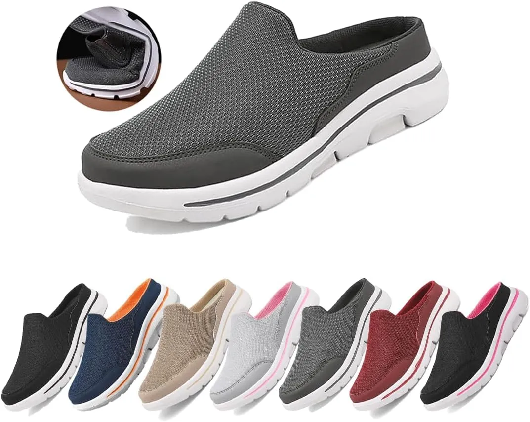 Slip On Mules for Mens Comfort Walking Shoes,Comfortable Casual Indoor Outdoor Slippers,House Shoes Outdoor Slippers