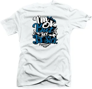 SNELOS Shirt to Match Jordan 4 Military Blue Match Jordan Tee