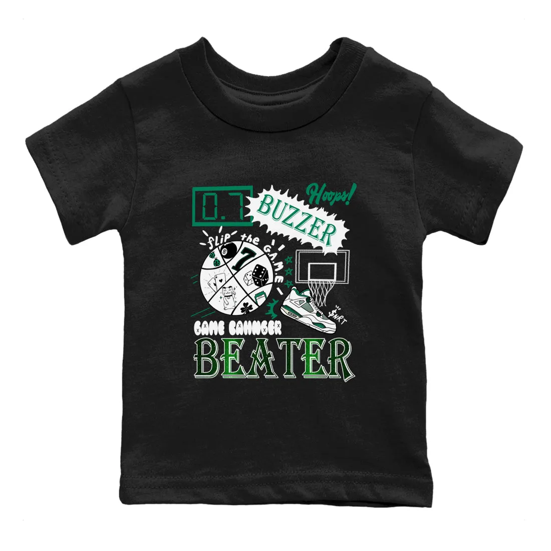 SNRT Air 4 Kids Oxidized Changer Early bird pricing Green - Jordan Sneaker Tees Big savings Game