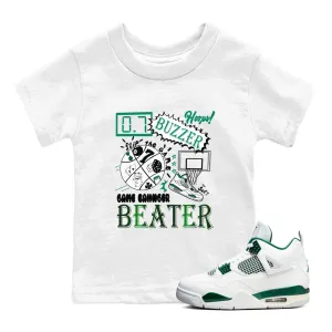 SNRT Air 4 Kids Oxidized Changer Early bird pricing Green - Jordan Sneaker Tees Big savings Game