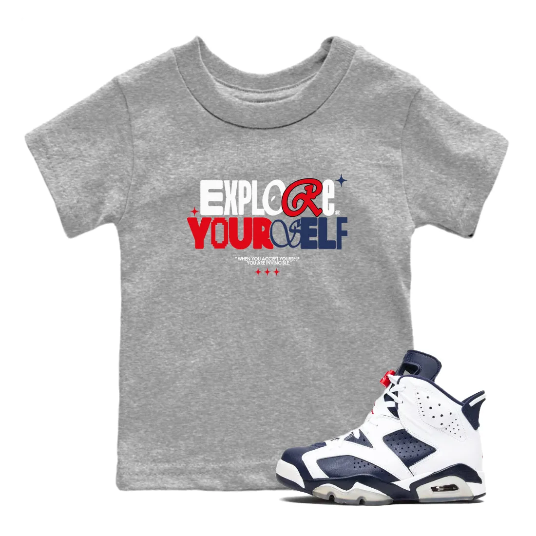 SNRT Quick offer Midnight Jordan Sneaker 6 Navy Fast response White Explore Yourself Tees Air Kids And -