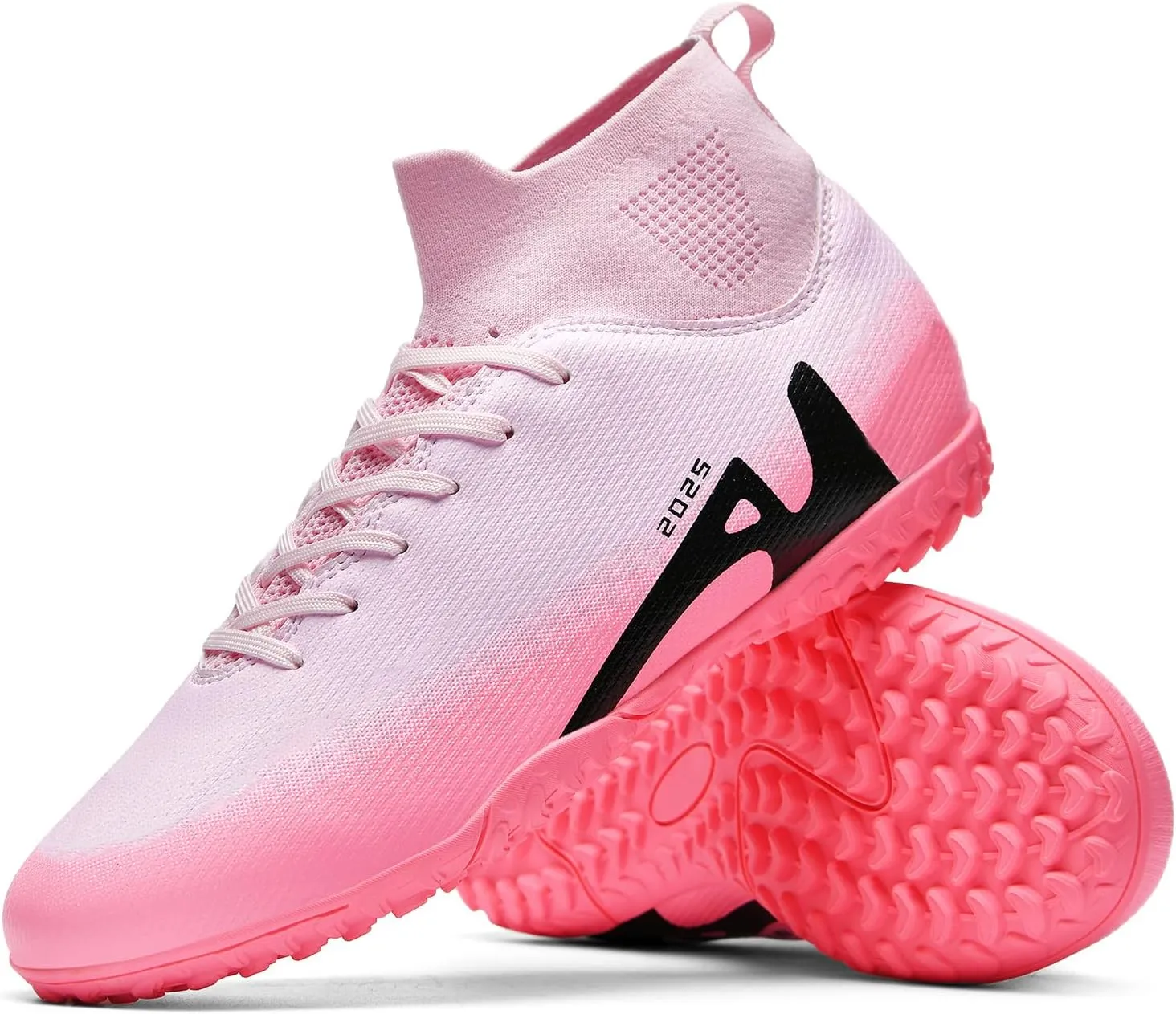 Soccer Cleats for Mens Womens Indoor Soccer Shoes Unisex Baseball Turf Shoes Youth Rugby Shoes Adult AG FG TF Football Boots Wide Training Sneaker