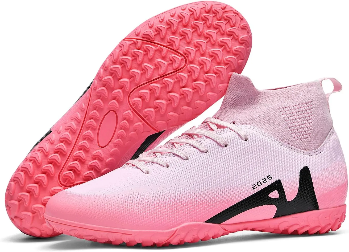Soccer Cleats for Mens Womens Indoor Soccer Shoes Unisex Baseball Turf Shoes Youth Rugby Shoes Adult AG FG TF Football Boots Wide Training Sneaker