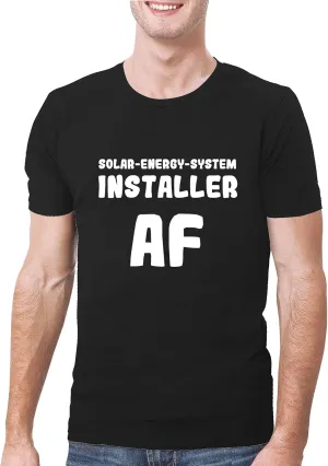 Solar-Energy-System Installer AF - A Soft & Comfortable Men's T-Shirt
