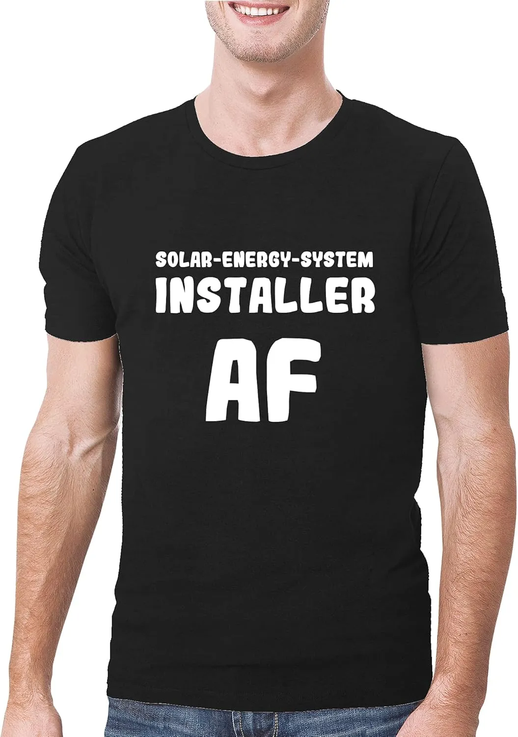 Solar-Energy-System Installer AF - A Soft & Comfortable Men's T-Shirt