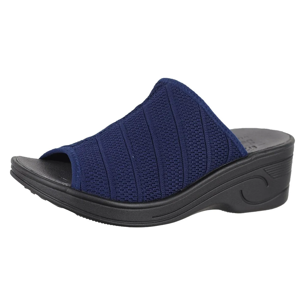 SoLite by Easy Street Airy Women's Sandal 7 B(M) US Navy