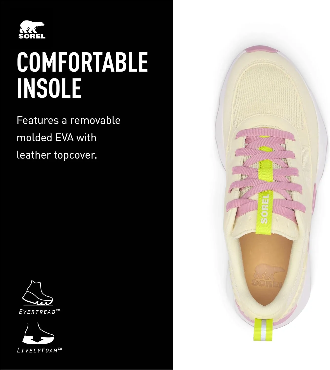 SOREL Women's Kinetic Impact ll Wonder Lace Sneaker