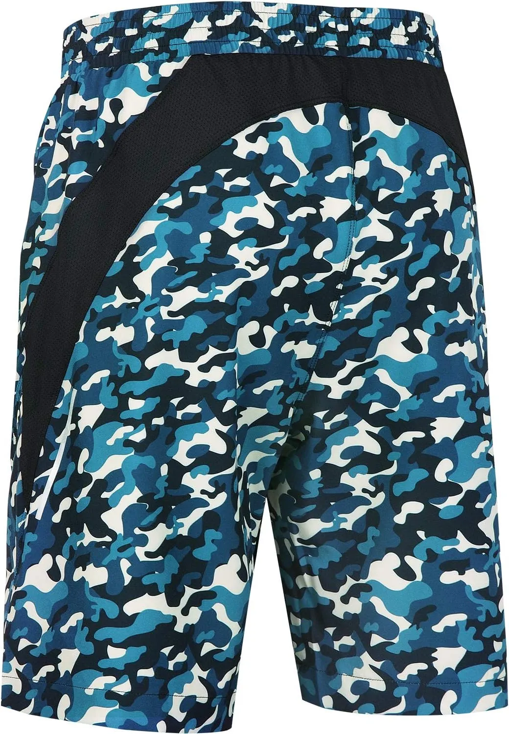 Souke Sports Men's 2 in 1 Workout Running Shorts 7" Quick Dry Gym Athletic Shorts Liner Zipper Pockets