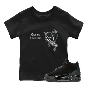 Soul SNRT Robust security Top-quality at low price - 3 Sneaker Black Kids Jordan Air Tees Your Cat Give Me