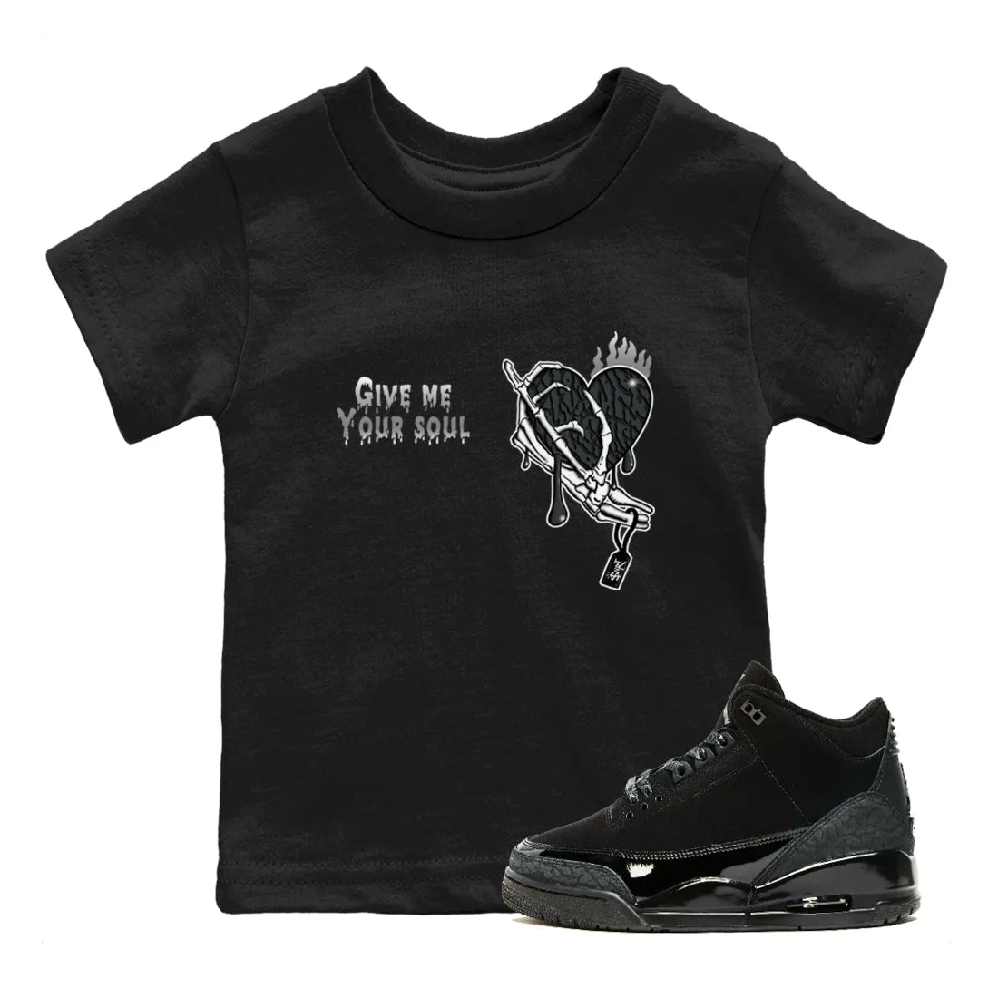 Soul SNRT Robust security Top-quality at low price - 3 Sneaker Black Kids Jordan Air Tees Your Cat Give Me