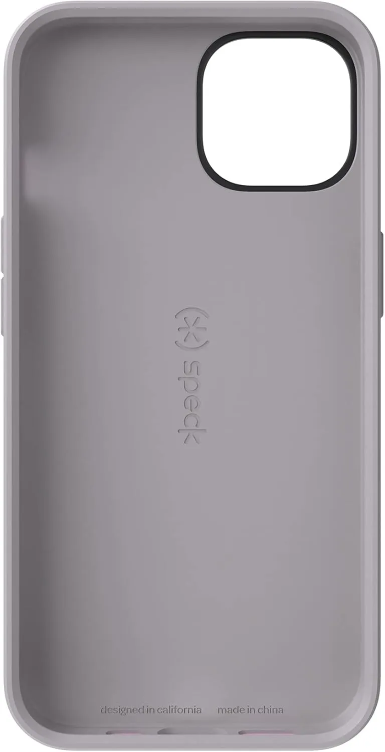 Speck MagSafe Case for iPhone 13 - Drop & Camera Protection, Soft-Touch Secure Grip, Wireless Charging Compatible, Fits All 6.1 Inch Models - Aurora Purple/Cathedral Grey