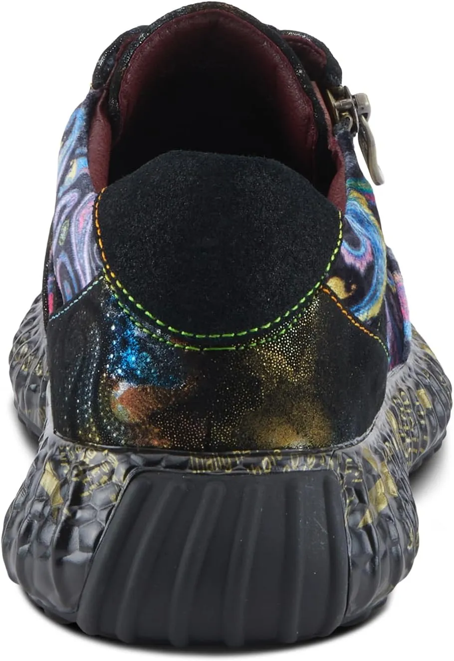 Spring Step L'Artiste Javana Women's Lace-Up Sneaker - Mixed Materials, Lace Accents, Comfortable & Fashionable