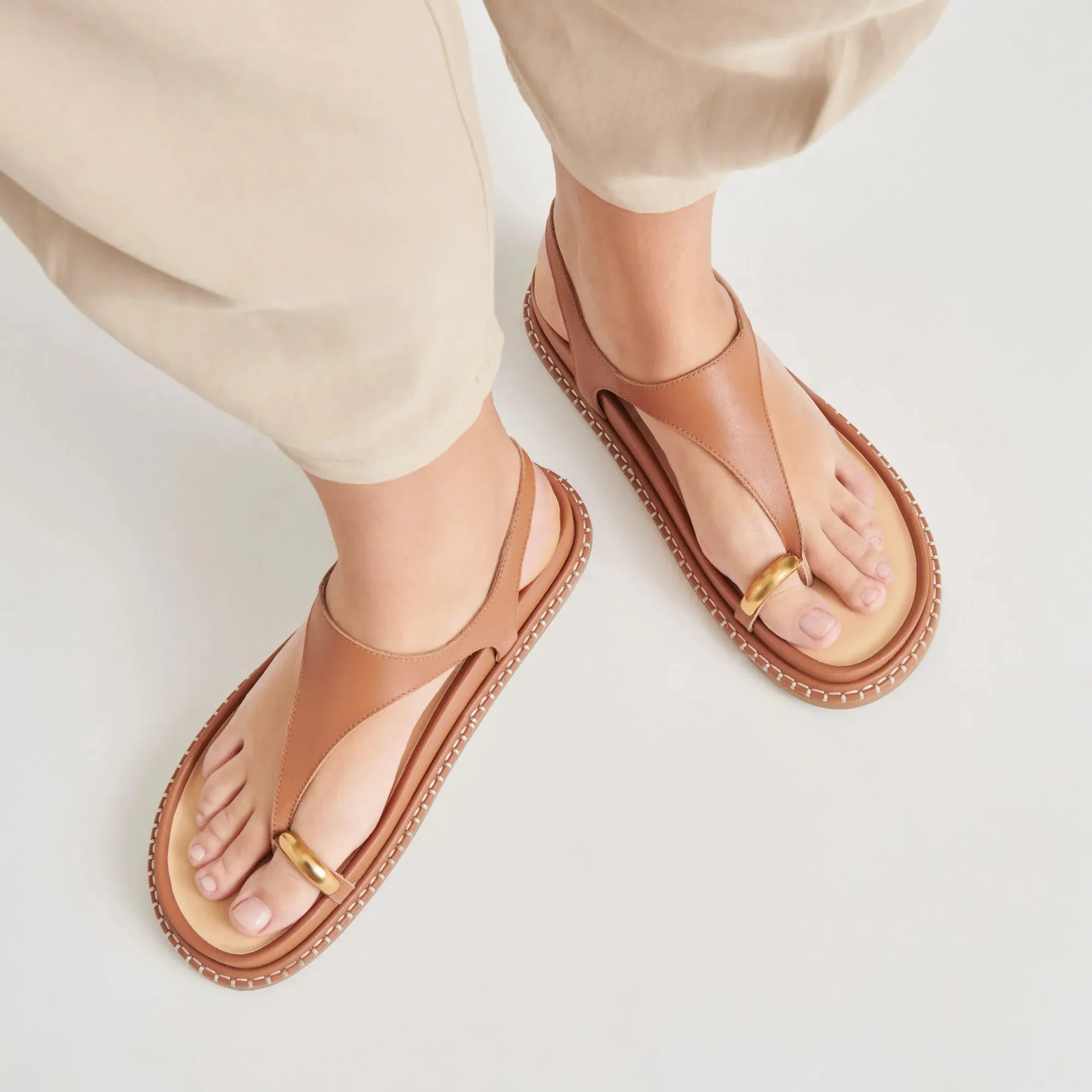 Stefan Sandals Saddle Leather