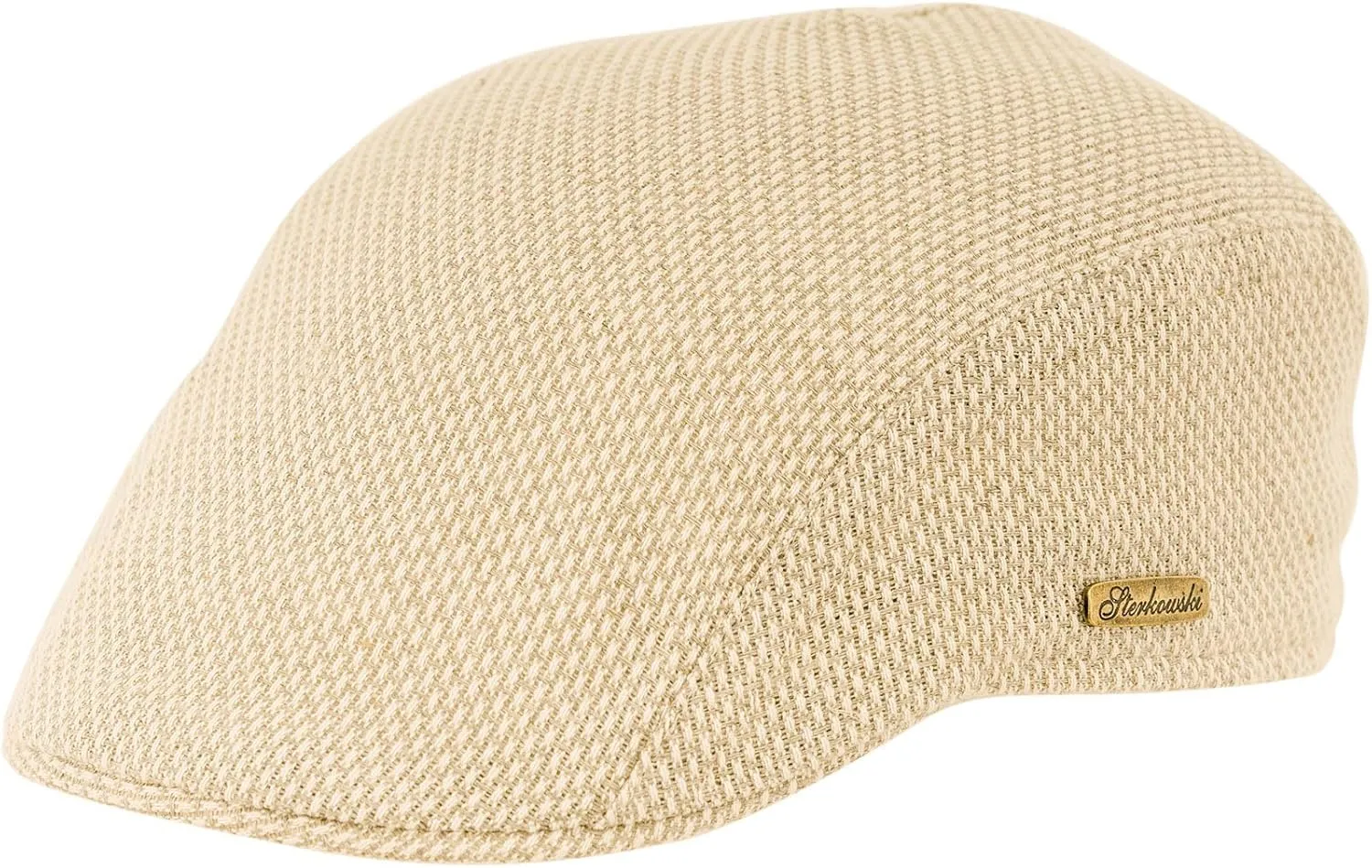 Sterkowski Men's Summer Linen Canvas Flat Cap