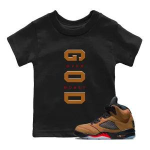 Summer event SNRT Brown 5 - Money Sneaker Over Excellent Jordan God Archaeo Air Kids Tees