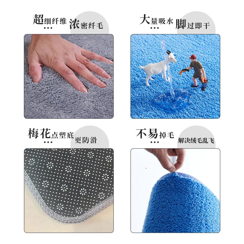 Super Absorbent Bathroom Mat – Quick-Dry & Non-Slip Comfort