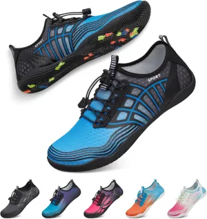 Tanamo Water Shoes for Women Men Quick Dry Swim Beach Barefoot River Aqua Shoes for Hiking Boating Camping Grounding Surfing