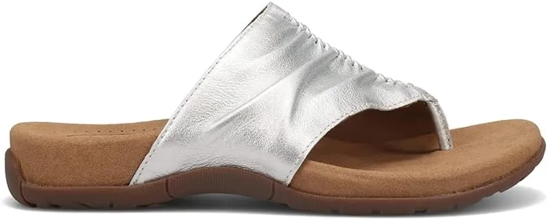 Taos Gift 2 Women's Sandal - Elevate Your Style with A Classic Open Back Toe-Post Design - Premium Comfort with Arch Support and Cooling Gel Padding for All Day Wearability