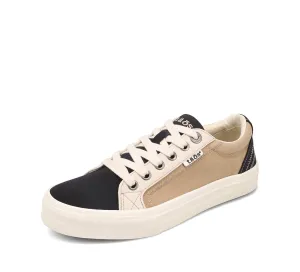 Taos Plim Soul Women's Sneaker-Stylish Platform Sneaker with Curves & Pods Removable Footbed, Arch Support, Classic Design for Everyday Fashion, All Day Comfort 10.5 Black/Tan Multi
