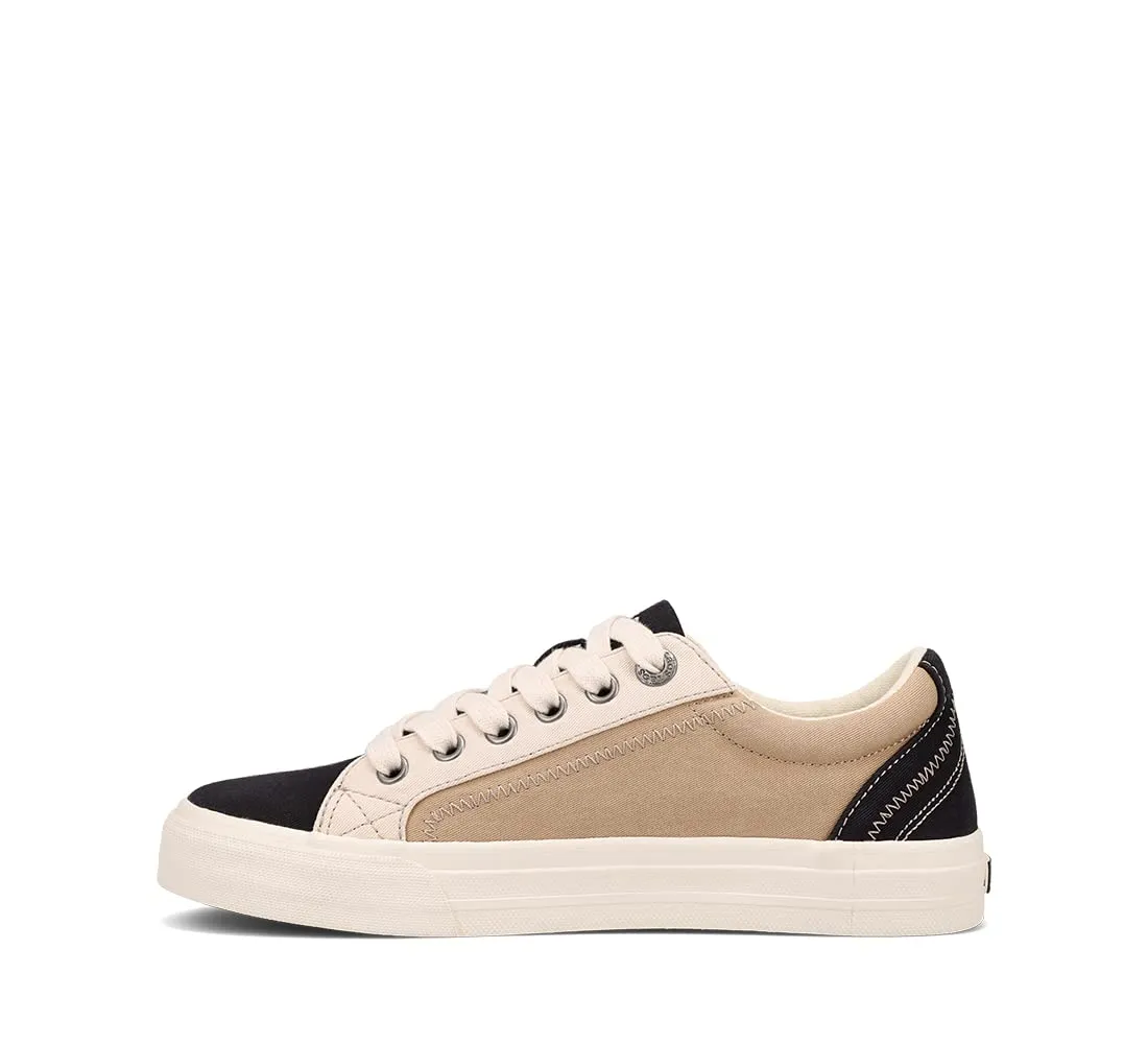 Taos Plim Soul Women's Sneaker-Stylish Platform Sneaker with Curves & Pods Removable Footbed, Arch Support, Classic Design for Everyday Fashion, All Day Comfort 10.5 Black/Tan Multi