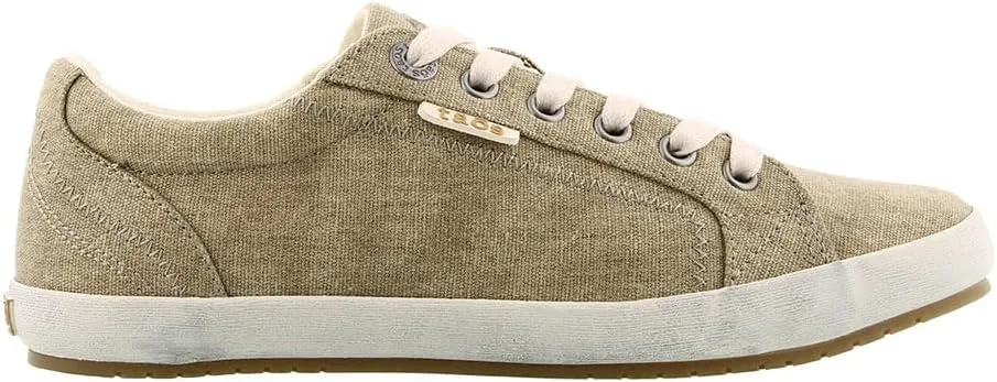 Taos Star Women's Sneaker - Iconic Style with Canvas Design for Everyday Adventures - Custom Fit Lacing and Premium Removable Footbed with Arch Support for All Day Comfort