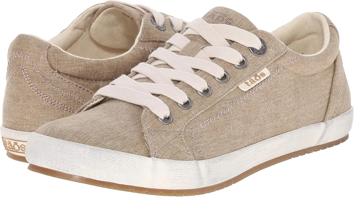 Taos Star Women's Sneaker - Iconic Style with Canvas Design for Everyday Adventures - Custom Fit Lacing and Premium Removable Footbed with Arch Support for All Day Comfort