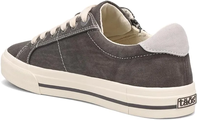Taos Z Soul Women's Sneaker - Stylish Platform Sneaker with Removable Footbed, Arch Support, Premium Cushioning, Lace-Up Adjustability, and Easy Access Zipper