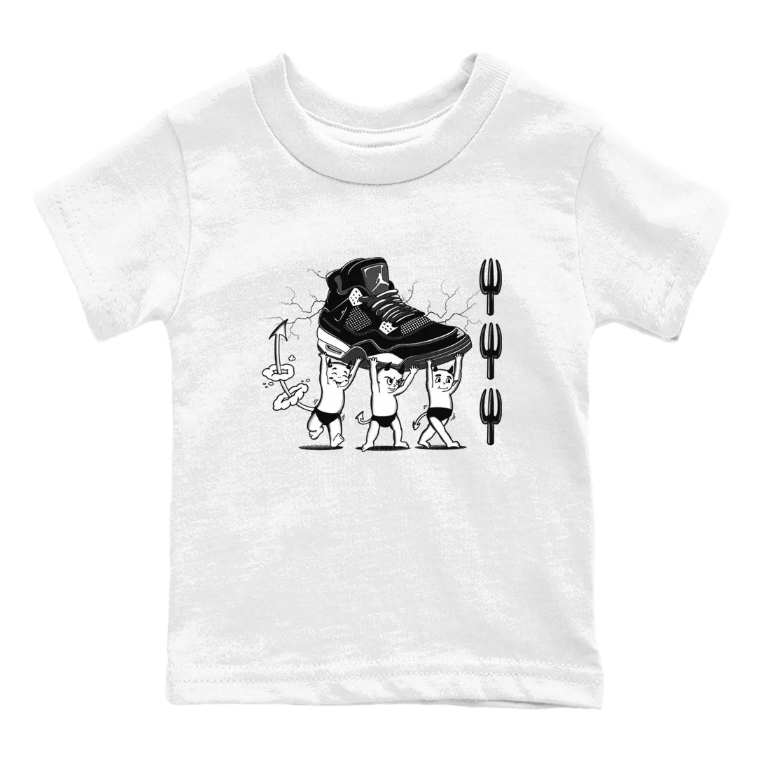 Tees Kids Jordan Thunder Big offer Devil SNRT Sneaker Air White Babies Wide selection - 4
