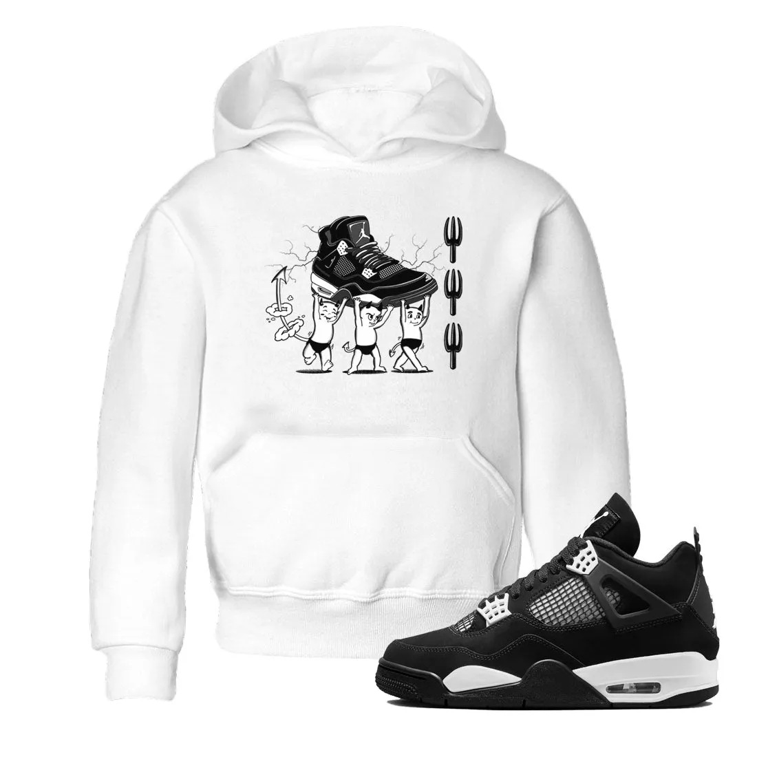 Tees Kids Jordan Thunder Big offer Devil SNRT Sneaker Air White Babies Wide selection - 4