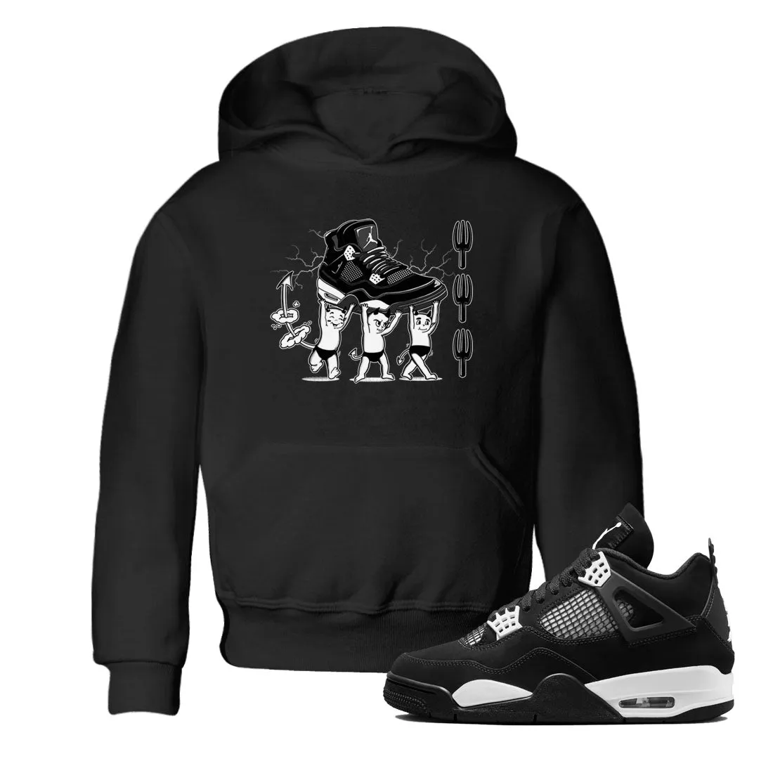 Tees Kids Jordan Thunder Big offer Devil SNRT Sneaker Air White Babies Wide selection - 4